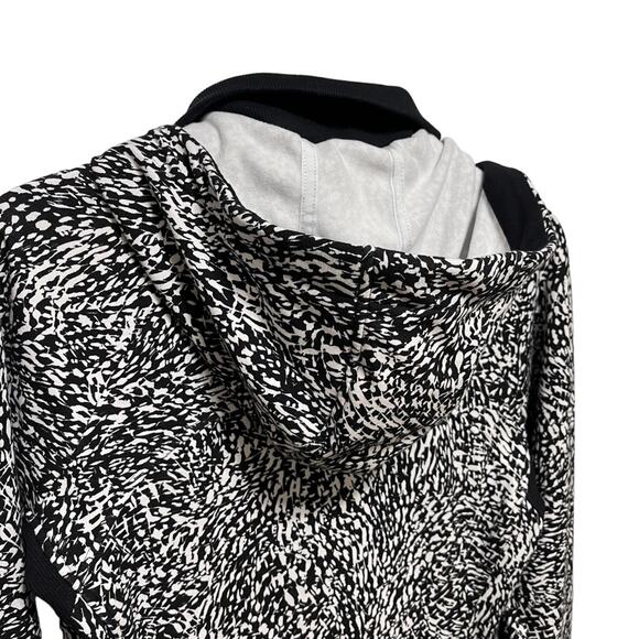 Athleta Triumph Printed Hoodie Sweatshirt Sweat Jacket Windstorm Full Zip - Picture 3 of 10